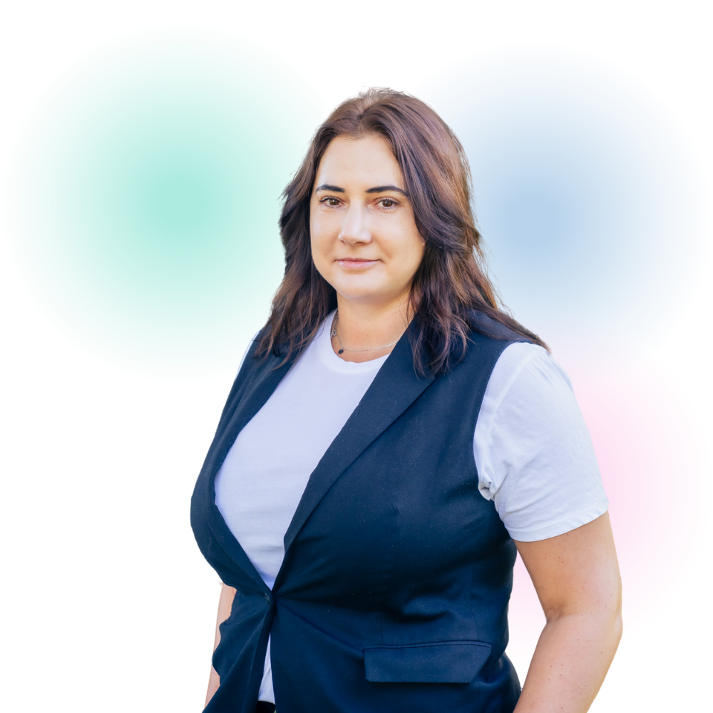 Portrait von Elina Mykhailenko aus dem Bereich IT-Operations