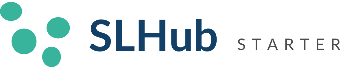 Schriftzug SLHub Starter